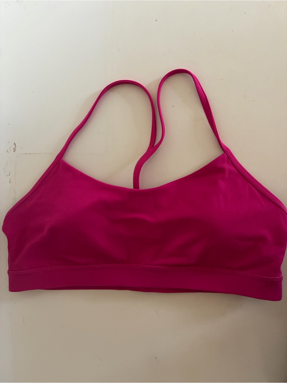 lululemon athletica Bright Pink Strappy Sports Bra